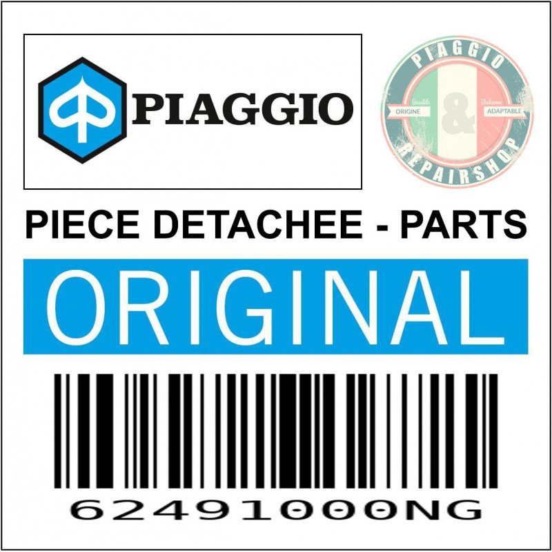 COUVRE GUIDON SIMPLE DISQUE ORIGINE PIAGGIO GILERA 50 STALKER NOIR 94-A  -62491000NG-
