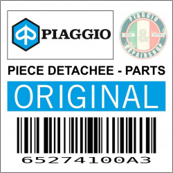 COUVRE GUIDON AVANT ORIGINE PIAGGIO 50-125 FLY 2006 2011 BLEU 280  -65274100A3-