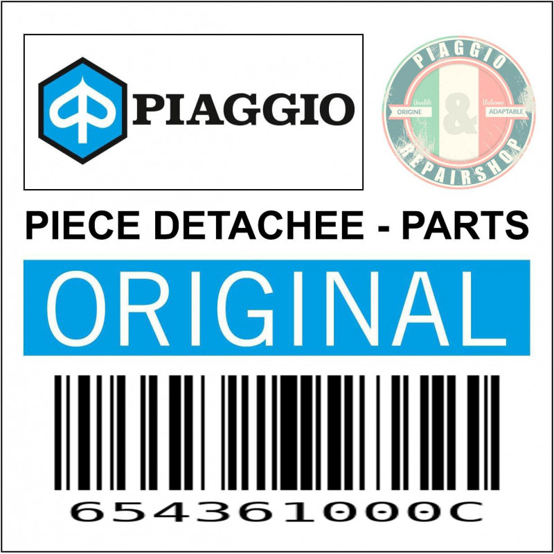 REPOSE PIED PASSAGER SUPERIEUR GAUCHE ORIGINE PIAGGIO GILERA 500 FUOCO  -654361000C-