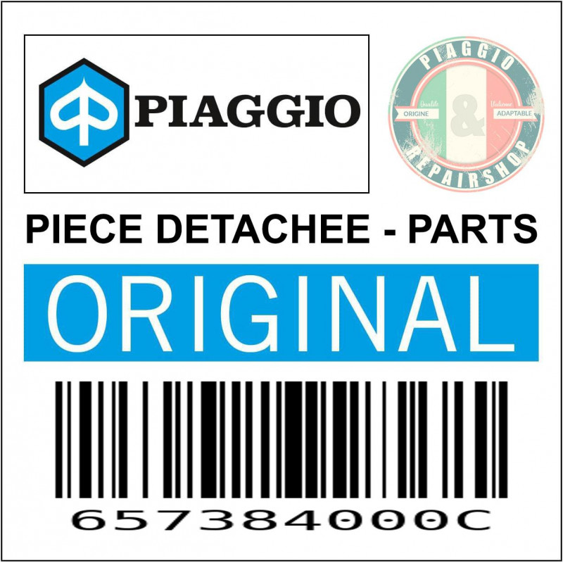 COUVERCLE DE POIGNEE PASSAGER ORIGINE PIAGGIO 125-300 YOURBAN  -657384000C-