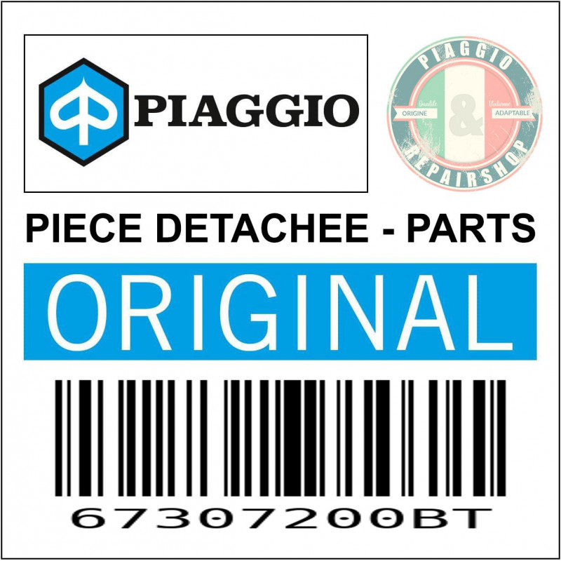 FACE AVANT ORIGINE PIAGGIO 50-125 FLY 2012  BLANC 566  -67307260BT-