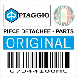 CARENAGE CENTRAL DROIT ORIGINE PIAGGIO X10 350-500 2012 2015 MARRON 126-A  -67344100MC-