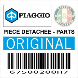 REPOSE PIEDS PASSAGER GAUCHE ORIGINE PIAGGIO 500 X10  -67500200H7-