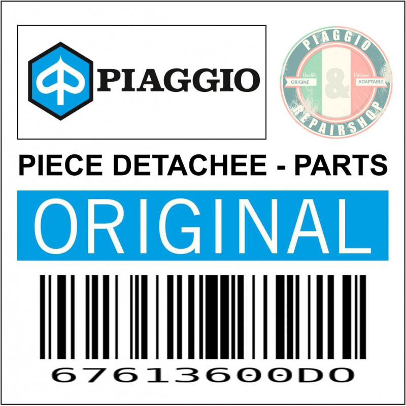 TABLIER INFERIEUR AVANT ORIGINE PIAGGIO 500 X10 BLEU 257-A  -67613600DO-