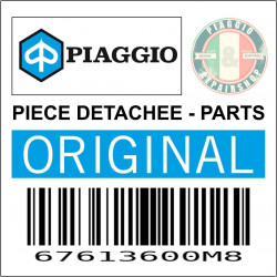 TABLIER INFERIEUR AVANT ORIGINE PIAGGIO 500 X10 MARRON 120-A  -67613600M8-