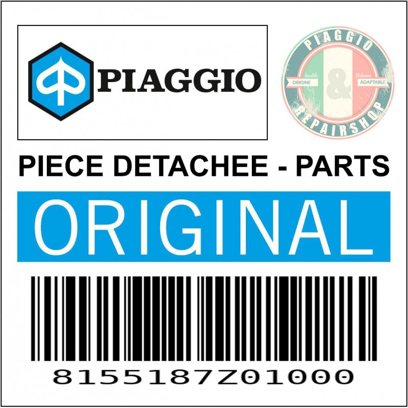 CABOCHON FEU ARRIERE DROIT ORIGINE PIAGGIO PORTER PLATEAU A RIDELLES  -8155187Z01000-