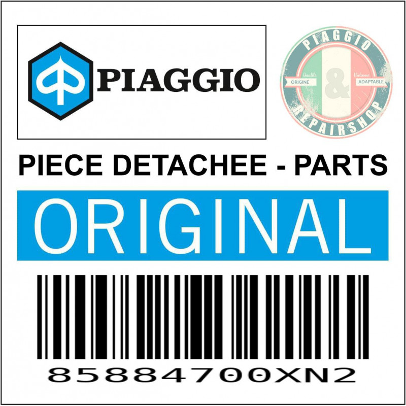 CARENAGE QUEUE GAUCHE ORGINE PIAGGIO RSV4 2013 2015 NOIR BRILLANT -85884700XN2-