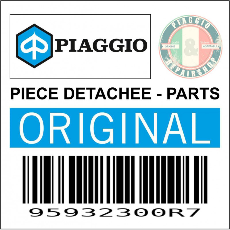 FACE AVANT ORIGINE PIAGGIO 50 NRG POWER ROUGE 894  -95932300R7-