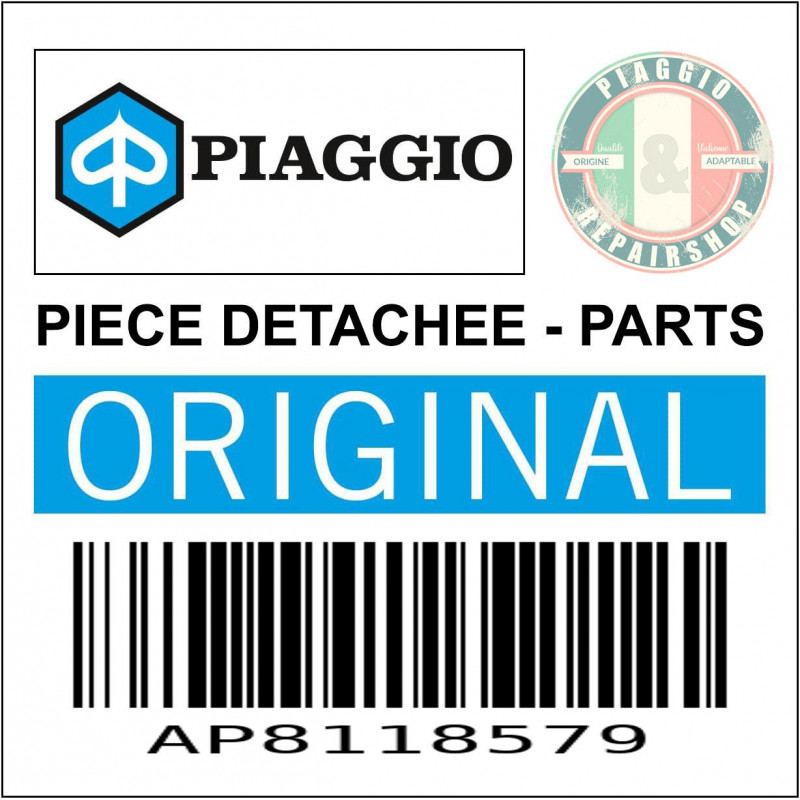 REVETEMENT DE POIGNEE GAUCHE ORIGINE APRILIA-MOTO GUZZI COMMUNA LAGAMME -AP8118579-