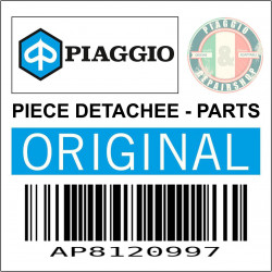 MANCHON D'ASPIRATION SUR COUVERCLE DE FILTRE A AIR ORIGINE PIAGGIO APRILIA 125 RX, SX, MX, RS, CLASSIC, TUONO  -AP8120997-