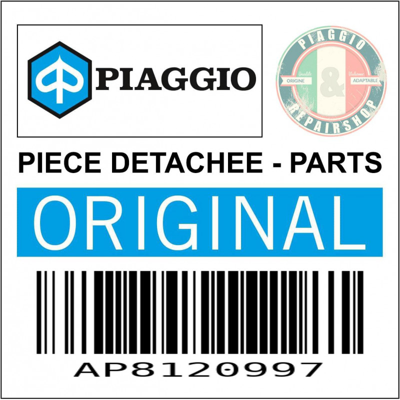 MANCHON D'ASPIRATION SUR COUVERCLE DE FILTRE A AIR ORIGINE PIAGGIO APRILIA 125 RX, SX, MX, RS, CLASSIC, TUONO  -AP8120997-