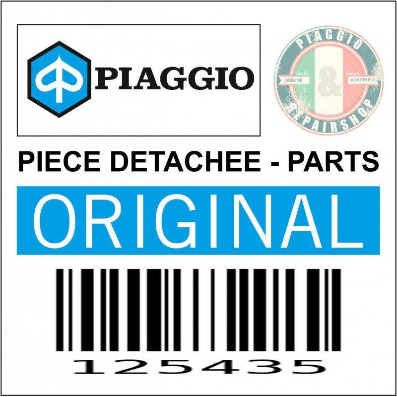 RONDELLE CRANTEE (10.3x17x2) ORIGINE PIAGGIO COMMUN A LA GAMME -012543-
