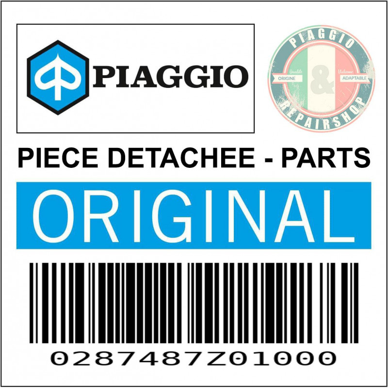 KIT RESSORT MACHOIRE DE FREIN ORIGINE PIAGGIO PORTER DIESEL  -0287487Z01000-