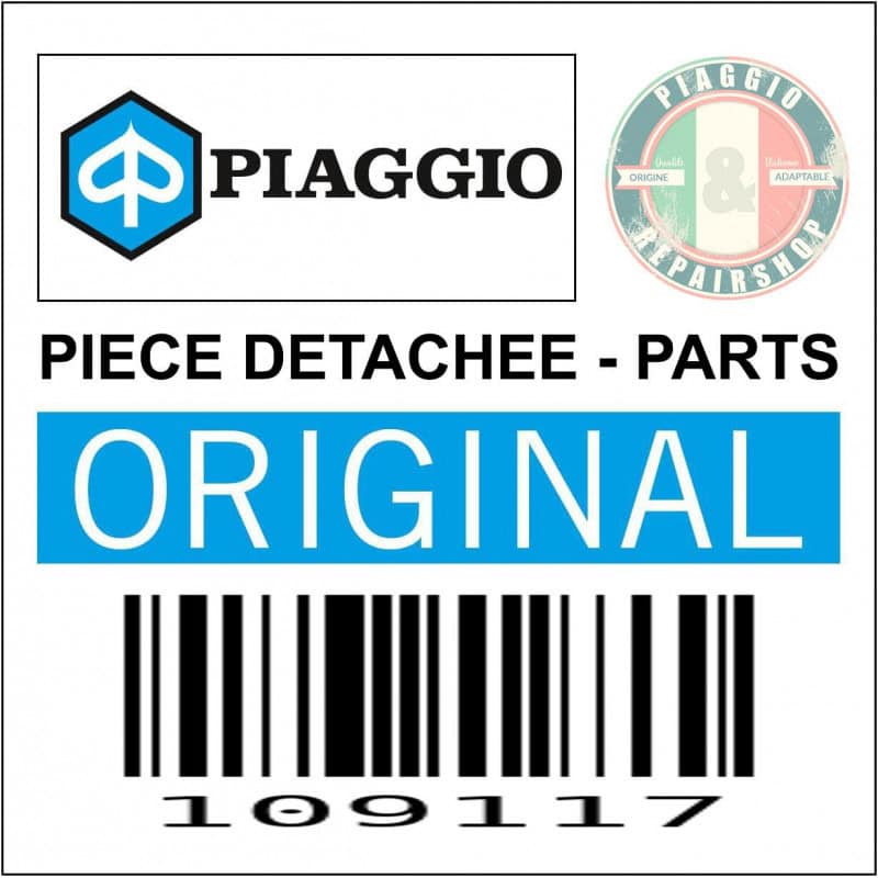 BAGUE AMORTISSEUR AVANT ORIGINE PIAGGIO TRIPORTEUR APE COMMUN A LA GAMME -109117-