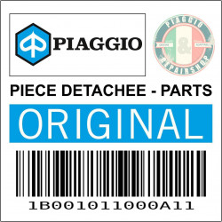 COUVERCLE DE SPOILER GAUCHE ORIGINE PIAGGIO 50-125 VESPA PRIMAVERA, SPRINT 2013  ORANGE 974 -1B001011000A11-