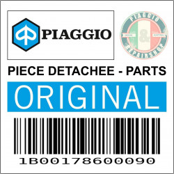 REPOSE PIED PASSAGER GAUCHE ORIGINE PIAGGIO 50-125 LIBERTY 2021  -1B00178600090-