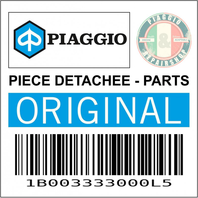 TABLIER INTERIEUR ORIGINE PIAGGIO 125 VESPA PRIMAVERA, SPRINT JAUNE 968-A  -1B003333000L5-