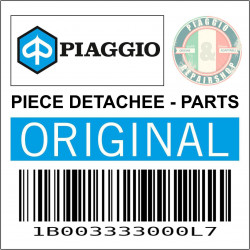 TABLIER INTERIEUR ORIGINE PIAGGIO 125 VESPA PRIMAVERA, SPRINT JAUNE 974-A  -1B003333000L7-