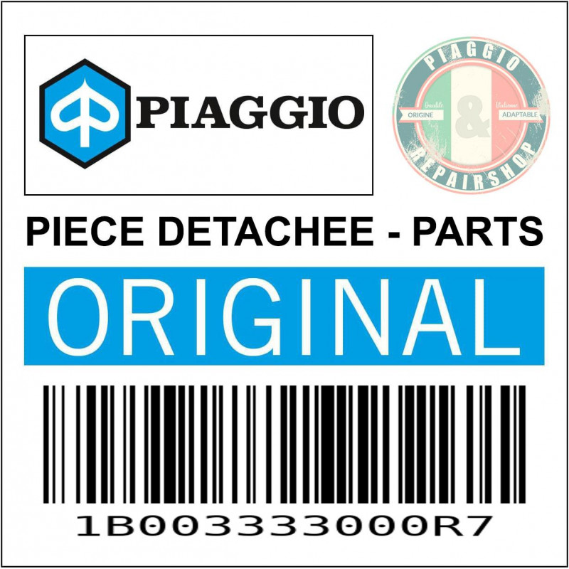 TABLIER INTERIEUR ORIGINE PIAGGIO 125 VESPA PRIMAVERA, SPRINT ROUGE 894  -1B003333000R7-