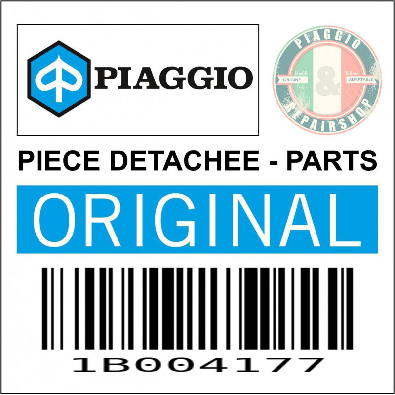 BORDURE DE REPOSE PIED GAUCHE NOIR MAT ORIGINE PIAGGIO 50-125 VESPA SPRINT 2014 , PRIMAVERA 2013   -1B004177-