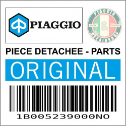 FERMETURE ARRIERE CARENAGE ORIGINE PIAGGIO 350-400-500 NOIR MAT 2018 2021