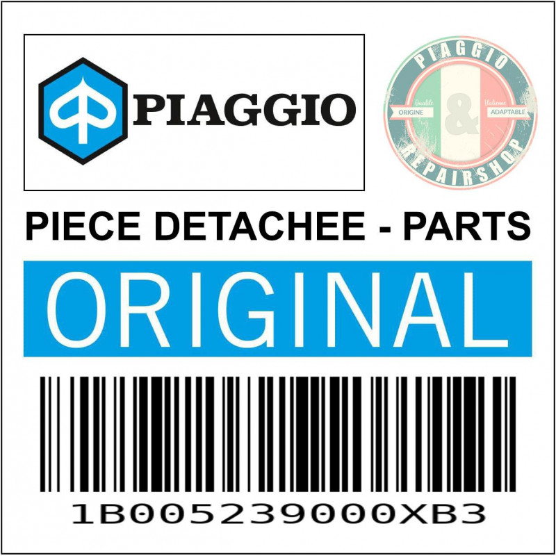 FERMETURE ARRIERE CARENAGE ORIGINE PIAGGIO 350-400-500 MP3 2018 2021 BLANC 533 -1B005239000XB3-