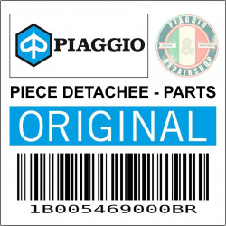 COUVRE GUIDON INFERIEUR ORIGINE PIAGGIO 50-125 VESPA PRIMAVERA 2013  BLANC -1B005469000BR-