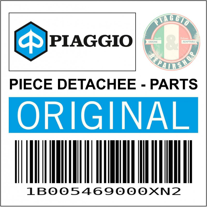 COUVRE GUIDON INFERIEUR ORIGINE PIAGGIO 50-125 VESPA PRIMAVERA 2013  NOIR 98-A  -1B005469000XN2-