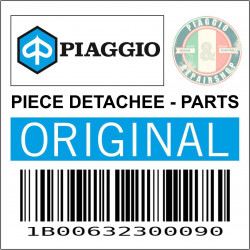 COUVRE GUIDON ARRIERE ORIGINE PIAGGIO 125-250-300 VESPA GTS 2018 2022 NOIR 94 -1B00632300090-