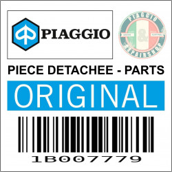 COUVERCLE POIGNEE DE SELLE NOIR MAT ORIGINE PIAGGIO 50-125 VESPA SPRINT 2015  -1B007779-