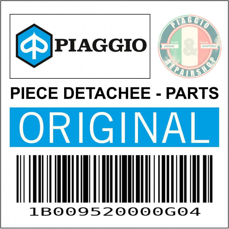 GARDE BOUE AVANT GAUCHE ORIGINE PIAGGIO 400-530 MP3 GRIS CLOUD G04 2022  -1B009520000G04-