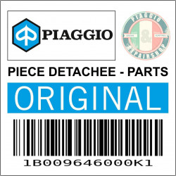 BORDURE-JONC DE REPOSE PIED GAUCHE CHROME ORIGINE PIAGGIO 125-300 GTS VESPA 2022  -1B009646000K1-