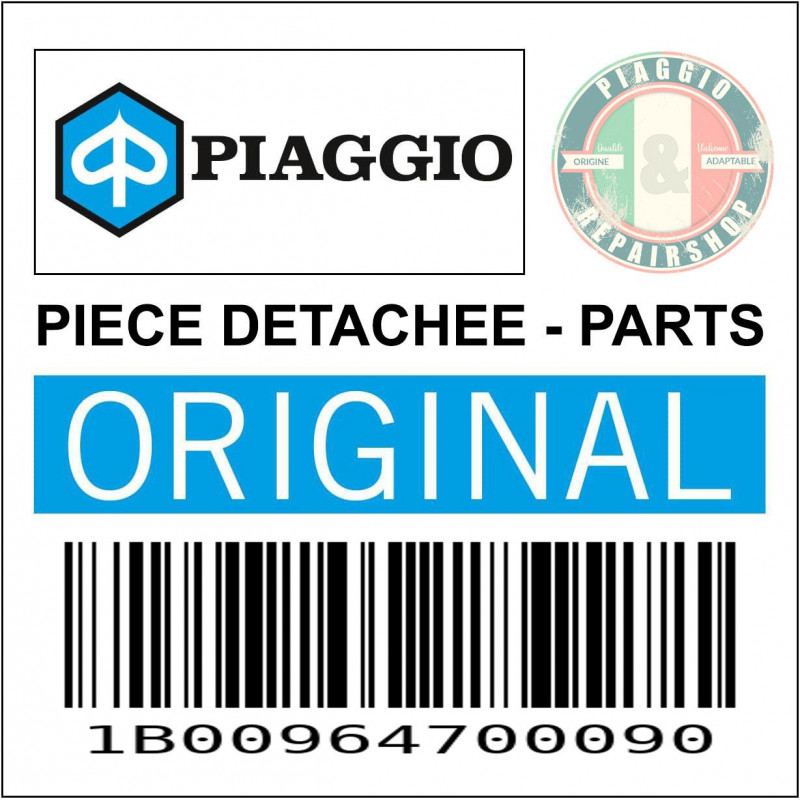 BORDURE-JONC DE REPOSE PIED DROIT NOIR ORIGINE PIAGGIO 125-300 GTS VESPA 2022  -1B00964700090-