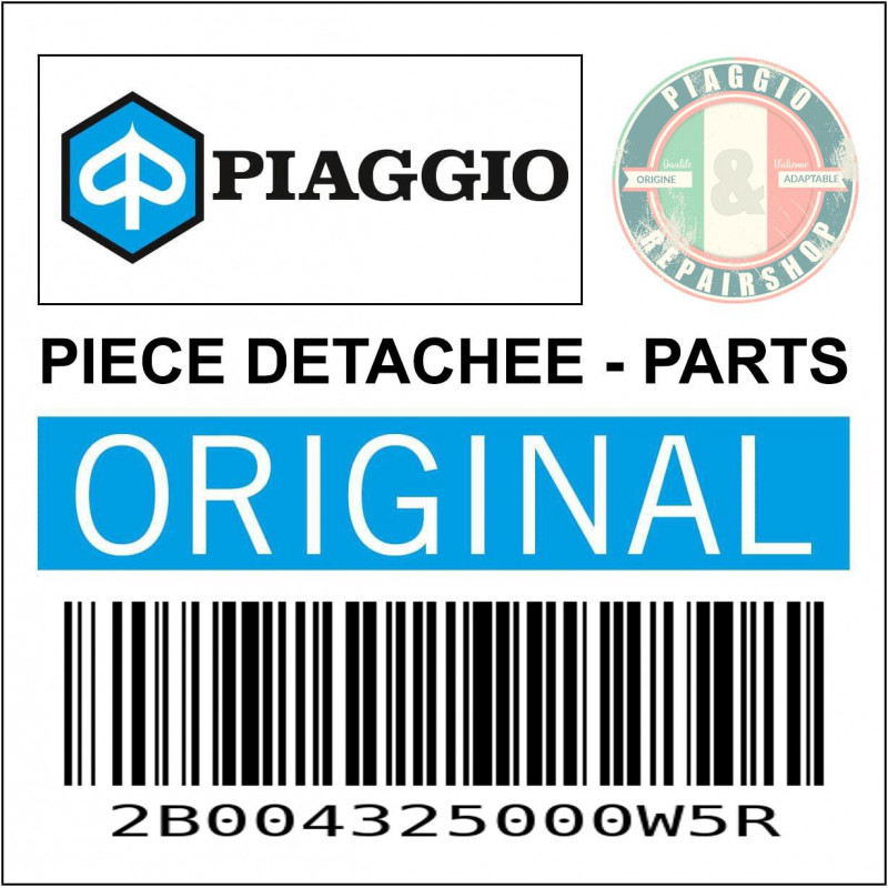 CARENAGE-DEFLECTEUR RESERVOIR DROIT ORIGINE PIAGGIO 50 RX, SX APRILIA 2018  ROUGE -2B004325000W5R-