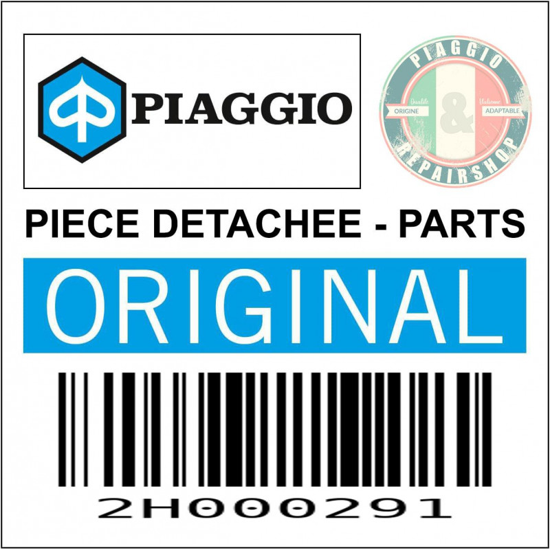 AUTOCOLLANT-STICKER-DECOR ARRIERE GAUCHE ORIGINE APRILIA 50 SR 2014 -2H000291-