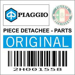 DECO-LOGO CARENAGE GAUCHE A ORIGINE PIAGGIO 50-125 RS 2017   -2H001558-
