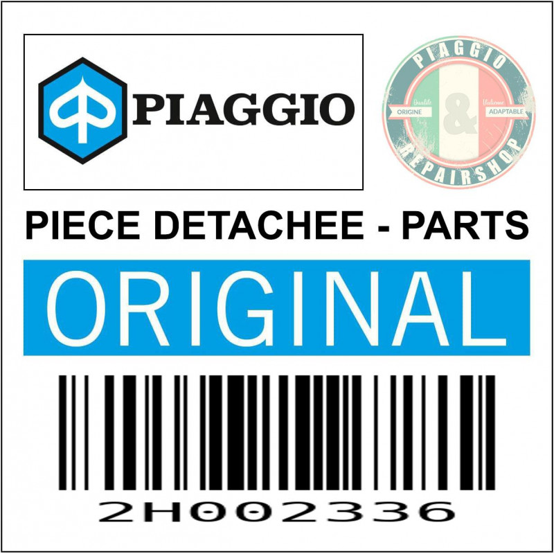 AUTOCOLLANT-STICKER-DECOR ARRIERE GAUCHE ORIGINE APRILIA 125 RX, SX 2018  -2H002336-