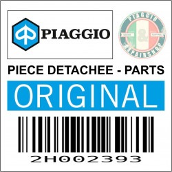 AUTOCOLLANT-STICKER-DECOR FACE AVANT SUPERIEUR ORIGINE PIAGGIO APRILIA 50 SR H2O 2018  -2H002393-