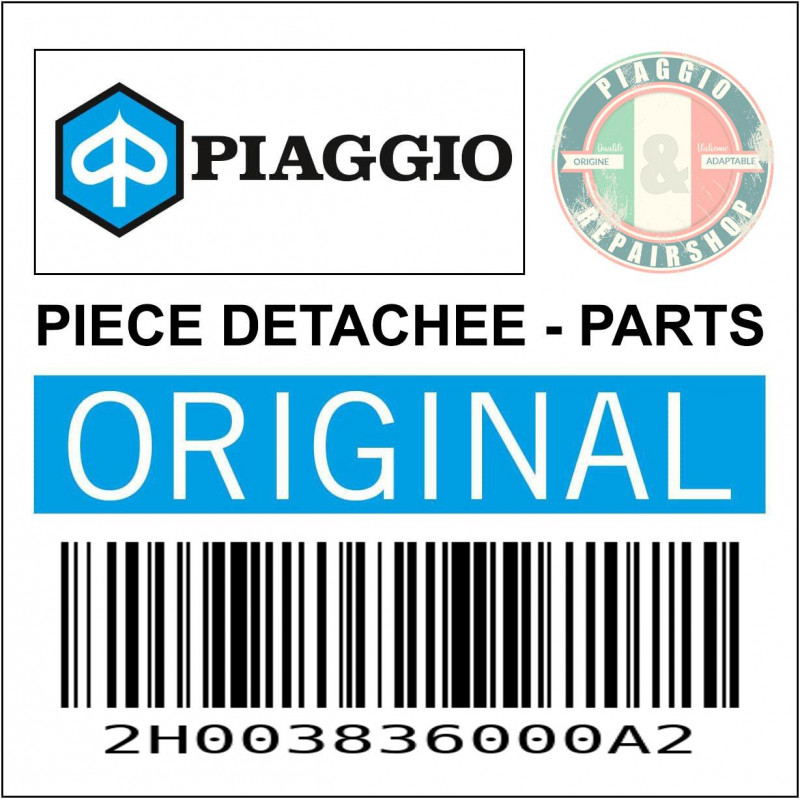 AUTOCOLLANT-STICKER-KIT DECOR ROUGE ORIGINE PIAGGIO 50-125 SPRINT SIXTIES 2016  -2H003836000A2-