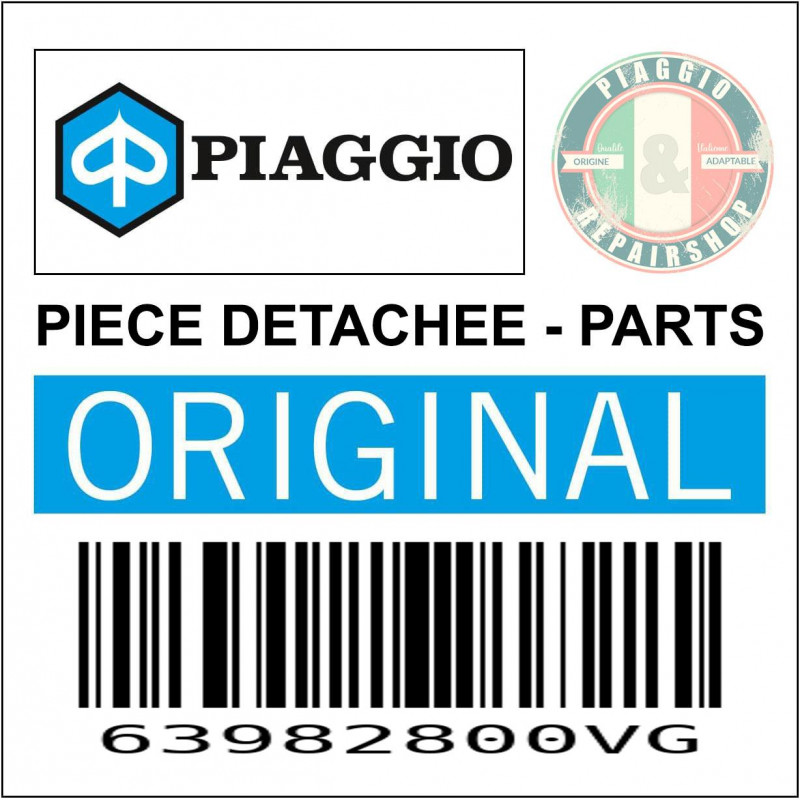 OPTIQUE-PHARE-PROJECTEUR ORIGINE PIAGGIO 125 VESPA LXV VERT 305-A  -63982800VG-
