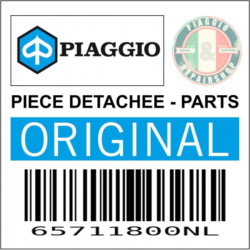 TABLIER INTERIEUR ORIGINE PIAGGIO 50-125 VESPA-S NOIR 85-B  -65711800NL-