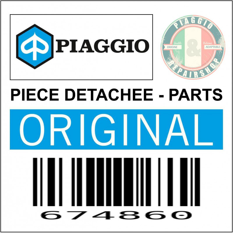 EMBOUT DE GUIDON ORIGINE PIAGGIO APRILIA 850 SRV  -674860-