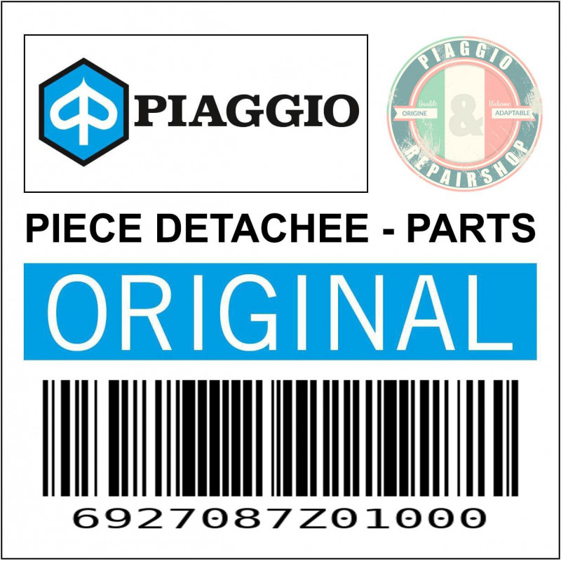 POIGNEE DE PORTE INTERIEURE ORIGINE PIAGGIO PORTER  -6927087Z01000-