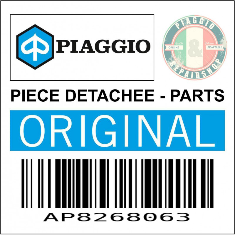 REPOSE PIED-TAPIS DROIT ORIGINE PIAGGIO 50 SR APRILIA 2004 2018 -AP8268063-