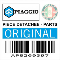 CACHE COUVERCLE CENTRAL MARCHE PIED ORIGINE APRILIA 50 SR H2O 2018  -AP8269397-