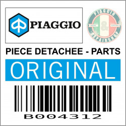 SUPPORT DE PARE CHOC ARRIERE ORIGINE PIAGGIO PORTER 2010 2020   -B004312-