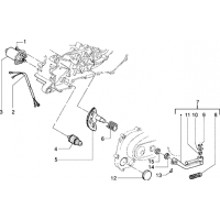 T11 - Demarreur electrique-Levier de demarrage