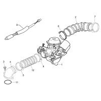 1.39 - Carburateur complet - Raccord d admission