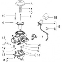 1.4 - Composants de carburateur