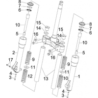 4.03 - Composants de la fourche kayaba